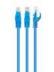 Мережевий патч-корд Cablexpert Cat.6 UTP Синій Blue 0.5 0,5m Blue (PP6U-0.5M/B)