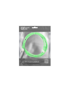 Мережевий патч-корд 2E 26AWG PVC Copper Cat.6 UTP 1,5m Green