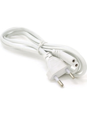 Кабель живлення Voltronic CEE 7/16 to C7 White 1,5 Ні 1,5m (2x0.5mm²) White (PC-184CEE7/16-C7-CCA-1,5)