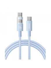 Кабель синхронізації Baseus Display 2Type-C to Type-C Blue 100W 1m Blue (P10382702311-00)