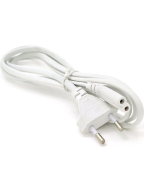 Кабель живлення Voltronic CEE 7/16 to C7 1,5m (2x0.5mm²) White (PC-184CEE7/16-C7-CCA-1,5)