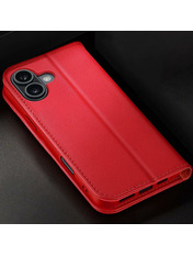 Чохол-книжка Dux Ducis з кишенею для візитівки для Apple iPhone 17 Red
