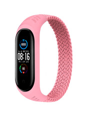 BeCover Elastic Nylon Style Mi Band 5/6/7 Рожевий Pink (706163)