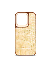 Чохол Harder Snake Pattern для Apple iPhone 15 Pro Beige