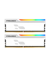 Оперативна пам’ять ProLogix Onyx White RGB DDR4 3200 32 2 32GB (kit 2*16GB) 3200MHz (PRO32GB3200YWR4K)