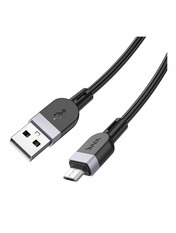 Кабель синхронізації Hoco  X109 SiliconeUSB to microUSB Black 3 12W 3m Black