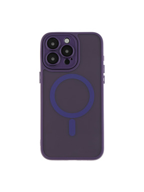Чохол Magnetic Matte Camera Lens with Magsafe для Apple iPhone 15 Pro Max Purple (6942817530)