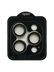 Захисне скло інше Camera METAL для iPhone 17 Pro / 17 Pro Max глянсове Titanium Gray