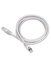Мережевий патч-корд Cablexpert Cat.5e UTP Сірий Silver 0.5 0,5m Silver (PP12-0.5M)
