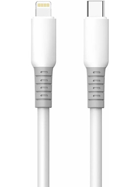 Кабель синхронізації ColorWay Type-C to Lightning 30W 1m White (CW-CBPDCL093-WT)