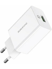 Мережевий зарядний пристрій Borofone BA65A (1 USB-C) 20W White Відсутній 1 USB-C 20 White