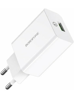 Мережевий зарядний пристрій Borofone BA65A (1 USB-C) 20W White
