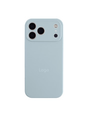 Чохол Silicone Case Full Size with Frame для Apple iPhone 18 Pro Max Sky Blue Sky Blue (6938510274)