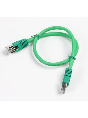 Мережевий патч-корд Cablexpert Cat.6a S/FTP 1m Green (PP6A-LSZHCU-G-1M)