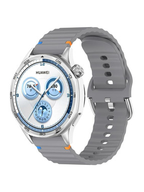 BeCover Ribbed Tape (22mm) Samsung Galaxy Watch (46mm) Grey