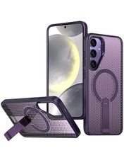 Чохол Breeze with MagSafe stand для Samsung Galaxy S26+ Purple Purple (6931820457)