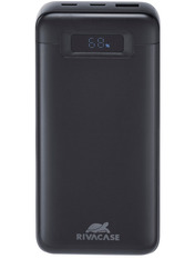 Павербанк RivaCase VA1082 2xUSB-C + 1xUSB-A 65W 20000mAh Black
