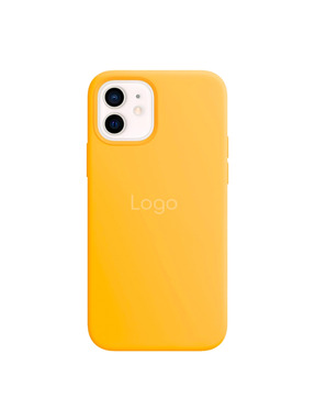 Чохол Silicone Case with MagSafe для Apple iPhone 12/12 Pro Sunflower (6931825704)