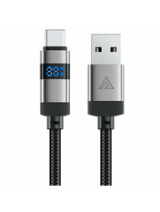 Кабель синхронізації ACEFAST C15-04 USB to Type-C Black 1,2 Ні 66W 1,2m Black