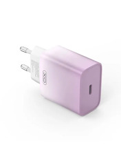 Мережевий зарядний пристрій XO CE18 Type-C to Lightning Purple (1 USB-C) 30W + кабель Type-C to Lightning Purple 1 USB-C 30