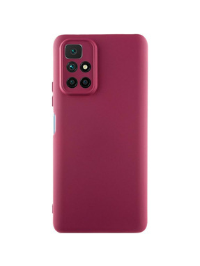 Чохол GETMAN Liquid Silk Full Camera для Xiaomi Redmi 10 Marsala (6985201347)