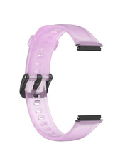 BeCover Crystal Style Mi Band 5/6/7 Прозорий Purple (709434)