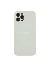 Чохол Silicone Case Full Size with Frame для Apple iPhone 12 Pro White White (6938710452)