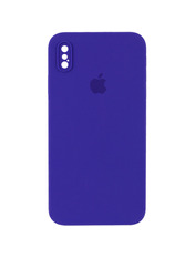 Чохол Silicone Case Square Full Camera для Apple iPhone X/XS Ultra Violet