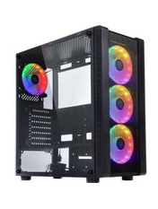 Корпус QUBE Storm Без БЖ Midi-Tower Midi-Tower Black (STORM_F5NU3)