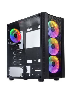 Корпус QUBE Storm Midi-Tower Black (STORM_F5NU3)