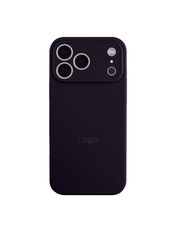 Чохол Silicone Case Full Size with Frame для Apple iPhone 18 Pro Elderberry Elderberry (6948152370)