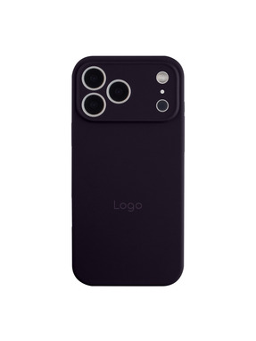 Чохол Silicone Case Full Size with Frame для Apple iPhone 17 Pro Max Elderberry (6942108573)