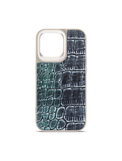 Чохол Harder Glamorous Croco  для Apple iPhone 14 Pro Max Grey