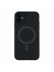 Чохол Glow Silicone Case Full Camera with Magsafe для Apple iPhone 11 Black