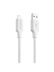 Кабель синхронізації Proove Striped USB to Lightning White 20W 1m White (CCSS00001102)