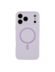 Чохол Glow Silicone Case Full Camera with Magsafe для Apple iPhone 18 Pro Max Light Purple Light Purple (6958172304)
