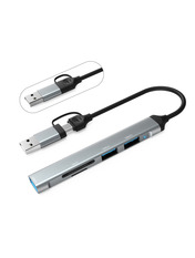 USB-хаб Dynamode DM-UH-514 Type-C (1xUSB 3.0 + 2xUSB 2.0) Black