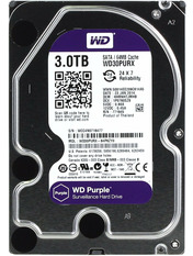 HDD накопичувач Western Digital Purple 3TB 5400rpm 64MB 3.5" (WD30PURX) Refurbished Refurbished WD30PURX 3 ТБ SATA3 64 3.5" 5400