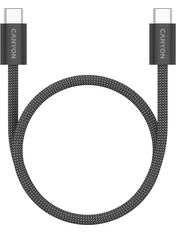 Кабель синхронізації Canyon  OnWire 60MGType-C to Type-C Black 60W 1m Black (CND-CCMG60AB15B)
