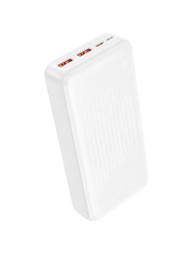 Павербанк Borofone BJ80A Clever 2xUSB-C + 2xUSB-A 22,5W 20000mAh White (BJ80A)