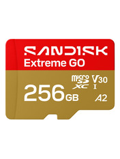 Карта пам'яті SanDisk Extreme Go 256 ГБ Ні UHS-I U3 microSDXC 256GB UHS-I U3 (SDSQXGN-256G-GN6MN)
