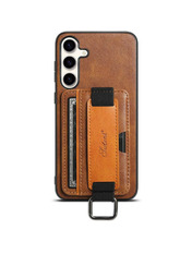 Чохол Wallet case and straps для Samsung Galaxy S926 S24+ Brown Brown (6941702835)