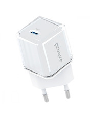 Мережевий зарядний пристрій Proove Pure GaN White (1 USB-C) 30W White