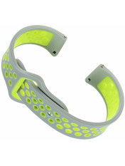 BeCover Vents Style Xiaomi Amazfit/Samsung 22 mm Сірий Green (707076)