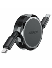 Кабель синхронізації ACEFAST C13-03 Type-C to Type-C 20W 0,8m Black (6974316280132)