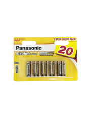 Батарейка Panasonic Alkaline Power AAA Alkaline 20 20шт (LR03REB/20BW)