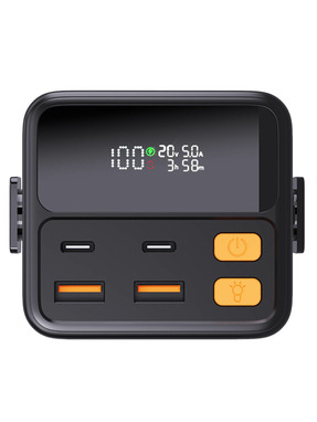 Павербанк Aspiring Vigor 50 2xUSB-C + 2xUSB-A 100W 50000mAh Black (VTR-PB-V50)