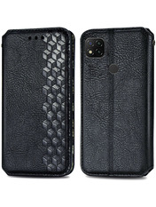 Чохол-книжка GETMAN Cubic для Xiaomi Redmi 9C/10A Black