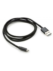 Кабель синхронізації Vinga USB to microUSB Black 1m Black (VCPDCMNB1BK)