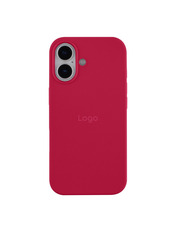 Чохол Silicone Silicone Full Case Open Cam для Apple iPhone 17 Rose Red